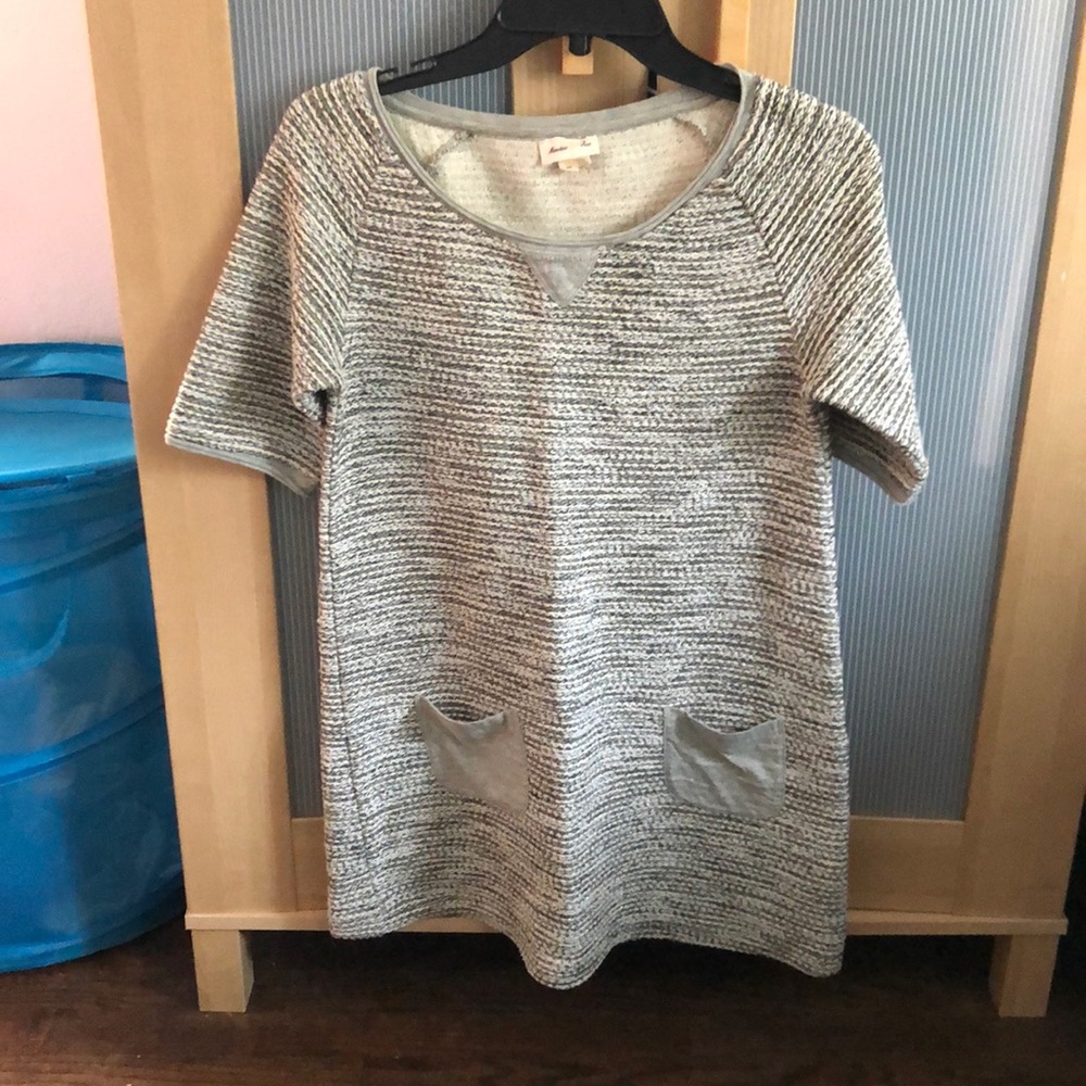 Tunic Sweater dress with pockets